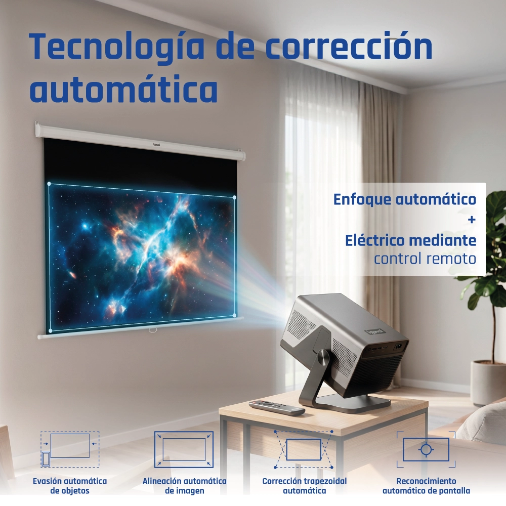 iggual Proyector MP1080p Pro 800ANSI Android - Imagen 3