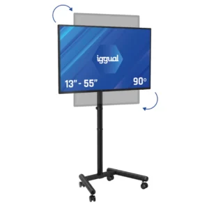 iggual SRTV55 Soporte TV suelo ruedas 13-55 20kg