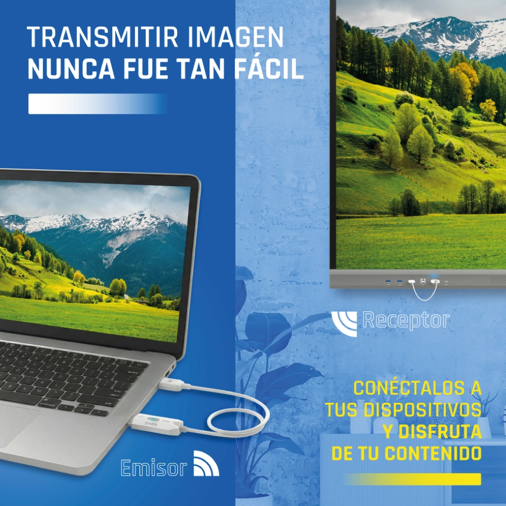 IGGUAL TRANSMISOR Y RECEPTOR HDMI FHD INALAMBRICO - Imagen 2