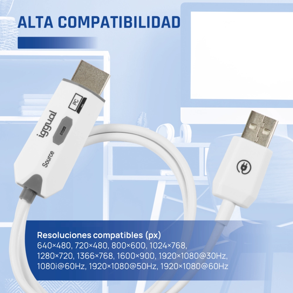 IGGUAL TRANSMISOR Y RECEPTOR HDMI FHD INALAMBRICO - Imagen 5