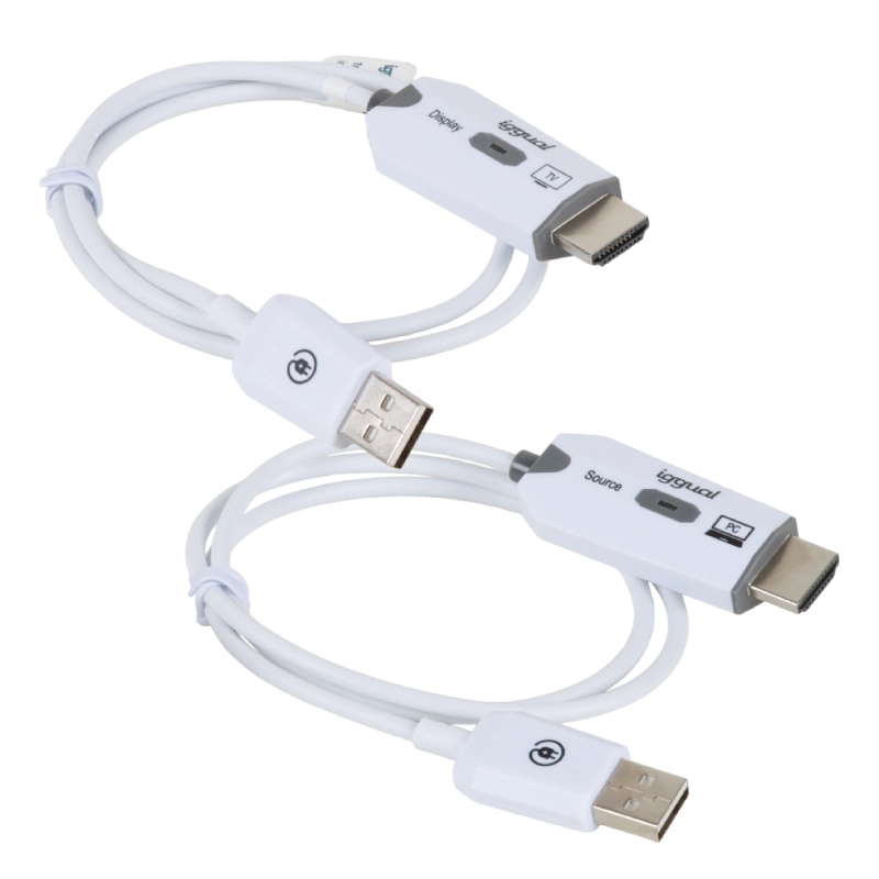 IGGUAL TRANSMISOR Y RECEPTOR HDMI FHD INALAMBRICO